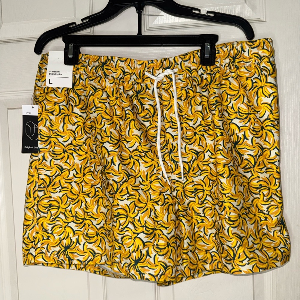 Men's Banana Print Shorts